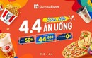 Ăn phủ phê với các món ngon tại '4.4 - Siêu hội ăn uống' của ShopeeFood