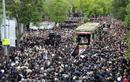 Hình ảnh ngày đầu quốc tang Tổng thống Iran