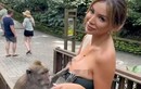 Hoa hậu Peru bị khỉ "sàm sỡ" trong vườn thú