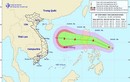 Áp thấp nhiệt đới cách bờ biển miền Trung Philippines khoảng 440km