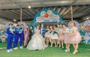 Cặp đôi "fan cuồng" Doraemon về chung nhà, đám cưới tràn ngập "mèo máy"