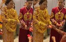 "Khổ" cho cô dâu ngày cưới, đeo vàng muốn gẫy cổ