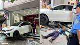 Hải Phòng: Nữ tài xế lùi xe tông gãy chân bảo vệ cửa hàng trang sức
