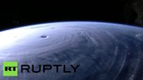 Video siêu bão Maysak đổ bộ biển Đông nhìn từ vũ trụ 
