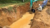Đã cấp nước trở lại sau sự cố rò rỉ đường ống nước sông Đà