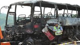 Hiện trường cháy xe chở khách ở TQ làm 35 người chết