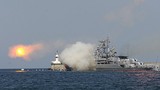 Ảnh: Tàu chiến Nga chống phiến quân IS ở Syria