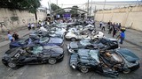 Tiếc hùi hụi dàn siêu xe bị Tổng thống Philippines phá nát