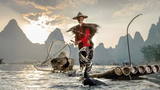Ngoạn mục cảnh ngư dân Trung Quốc đánh cá bằng chim cốc đẹp như tranh vẽ