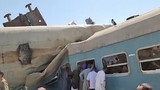 Hiện trường tai nạn tàu hỏa thảm khốc ở Ai Cập, nhiều người chết