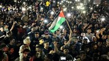 Cảnh người dân Gaza đổ ra đường ăn mừng sau khi Israel-Hamas ngừng bắn