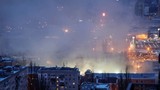 Cảnh hoang tàn ở thủ đô Ukraine sau cuộc tập kích của Nga