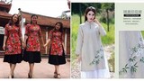 Tranh cãi mốt áo dài kết hợp váy xòe giới trẻ diện Tết