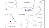 Quảng Nam: Động đất 2,7 độ Richter ở Nam Trà My