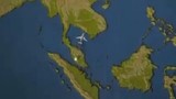 Hành trình máy bay MH370 mất tích trên đồ hoạ 3D