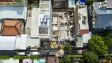 Cận cảnh đổ nát tan hoang vụ sập nhà 4 tầng ở TPHCM