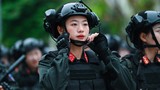 Nhan sắc xinh đẹp của cô gái đi đầu diễu binh Điện Biên Phủ