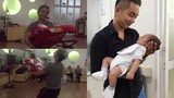 Phan Hiển hạnh phúc khiêu vũ cùng con trai 3 tháng tuổi