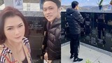 Hoài Linh cùng ca sĩ Phương Loan thăm mộ cố nghệ sĩ Chí Tài