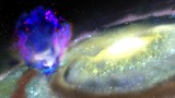 Khối khí khổng lồ thổi ra từ Milky Way tạo hình ảnh tuyệt vời