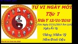 Video: Tử vi ngày 13/1/2018 cực chuẩn của 12 con giáp