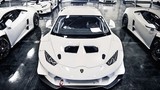 “Săm soi” Lamborghini Huracan Super Trofeo “trắng không tì vết“
