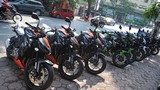 “Đập thùng” cả dàn môtô Kawasaki Z đủ sắc màu tại Hà Nội