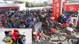 Hàng triệu xe máy tại Trung Quốc "đội rét" về quê ăn Tết 