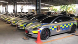 Phát sốt với dàn xe cảnh sát Tesla Model triệu đô tại Thái Lan