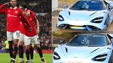 Marcus Rashford của Manchester United bấm biển McLaren thành Skoda