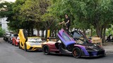 Hoàng Kim Khánh "show hàng" dàn siêu xe trăm tỷ ở Phúc Quốc, vắng Koenigsegg