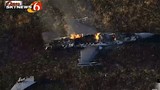 Hiện trường rơi máy bay F-16 Mỹ đâm nhau trên không