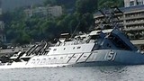Tàu Hải quân Malaysia chìm nghỉm khi đang sửa chữa