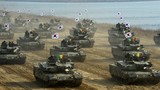 Xe tăng K1, K2 Hàn Quốc diễu binh "dọa" Triều Tiên