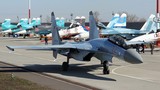 Mục kích máy bay Su-30SM, Su-35S Nga luyện duyệt binh