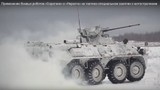 Ảnh: Lính Nga phối hợp diễn tập cùng robot chiến đấu