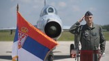 Không quân Serbia xúc động chia tay lão tướng MiG-21 huyền thoại 