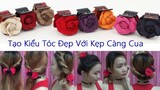 Gợi ý 6 kiểu tóc đẹp, nữ tính với kẹp càng cua