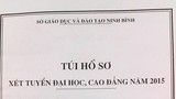 Mua hồ sơ xét tuyển đại học, cao đẳng ở đâu?