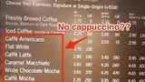 Khoái khẩu nổi tiếng Cappuccino của Starbucks bất ngờ bị hắt hủi