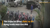 Video: Trộm bẻ khóa xe SH ở Hà Nội