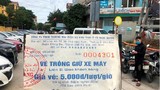 Bãi xe lậu ga tàu Cát Linh thu tiền gấp 2 quy định