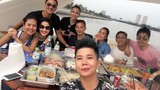 Vợ chồng Tăng Thanh Hà vui vẻ du xuân cùng bạn bè