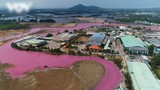 Vũng Tàu: Doanh nghiệp xả thải làm nước chuyển màu hồng bị phạt hơn 370 triệu