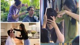 Đàm Thu Trang và loạt mỹ nhân Việt trổ tài cắt tóc cho chồng