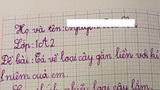 Bài văn tả loài cây kỷ niệm thời tiểu học khiến cộng đồng mạng dở khóc dở cười