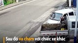 Video: Xe mất lái, lao vào nhà dân vì tránh một chú chó 