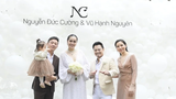 MC Anh Tuấn cùng vợ và con gái dự đám cưới Nguyễn Đức Cường