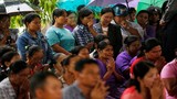 Nước mắt trong lễ hỏa thiêu nạn nhân vụ rơi máy bay Myanmar