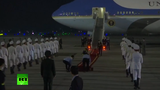 Chuyên cơ Air Force One của Tổng thống Trump đã hạ cánh tại sân bay Nội Bài